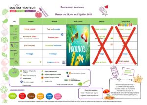 menu S27 du 29 & 30-06-26
